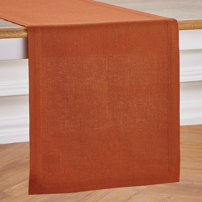Solino Home Linen Table Runner 120 Inches Long by SolinoHome