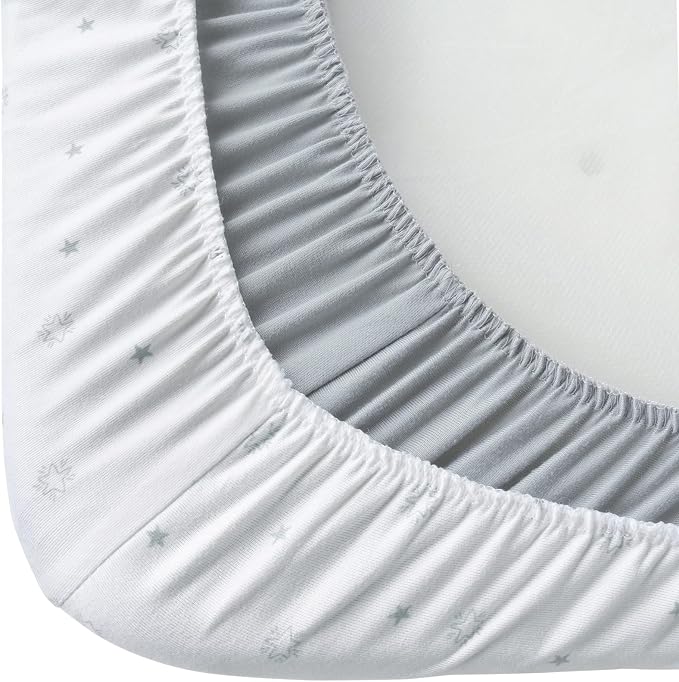 Bassinet Fitted Sheets Fit for UPPAbaby, Chicco LullaGo Anywhere Bassinet and - Image 5