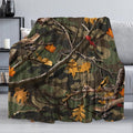 Classic Forest Camo Throw Blanket by Dtccet
