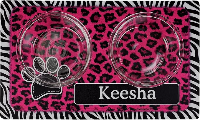 Drymate Personalized Pet Bowl Placemat, Custom Dog & Cat Food Feeding Mat - Image 2