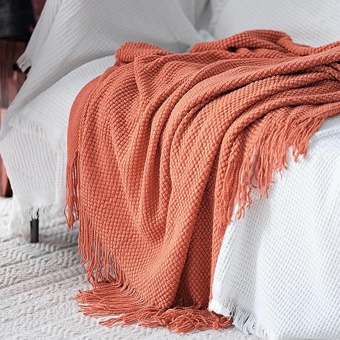 LOMAO Knitted Throw Blanket - Image 6