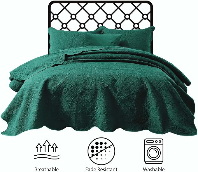 IR Imperial Rooms Twin Quilt Bedding Set Size + 1 Pillow Shams - Image 8