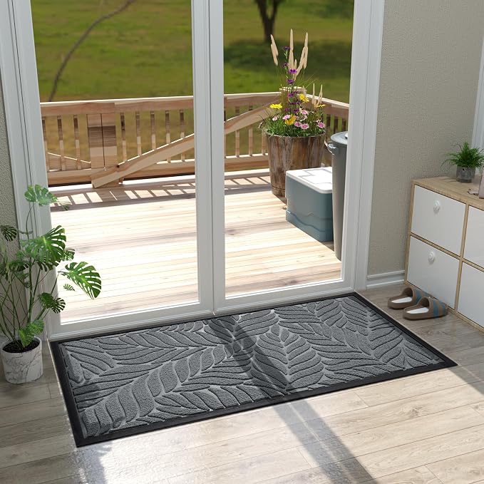 Yimobra 47x24 Large Door Mat Outdoor Indoor, All-Season Waterproof Door Mat - Image 3