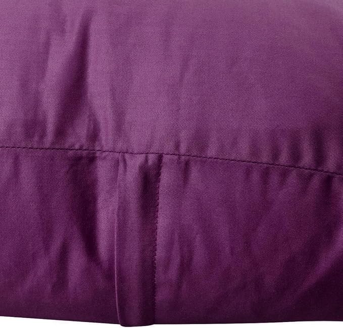 4-Pack 100% Cotton Comfortable Solid Decorative Throw Pillow Case, Thmyo Square - Image 9