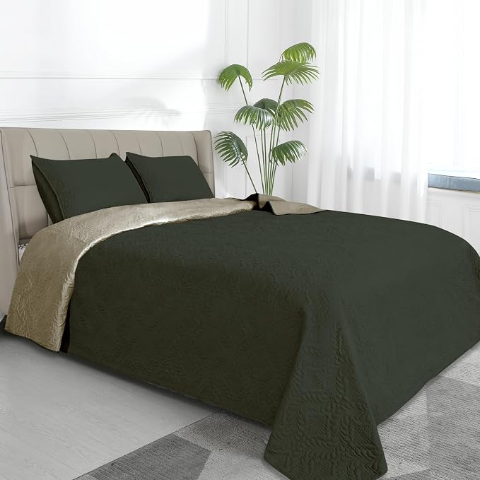 Easy-Going Twin Size Reversible Quilt Set by Easy-Going