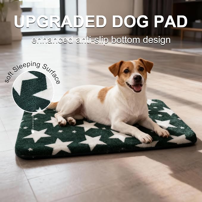 Washable Dog Bed Plush Orthopedic Outdoor Crate Mat - Image 2