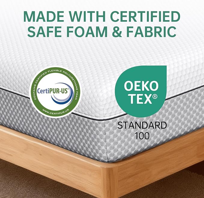 Memory Foam Mattress Cooling Gel Size Matress in A Box Bed Frame Pressure - Image 2