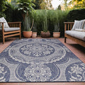 Medallion Outdoor Rug 5x7 Washable Outside Carpet by Unknown