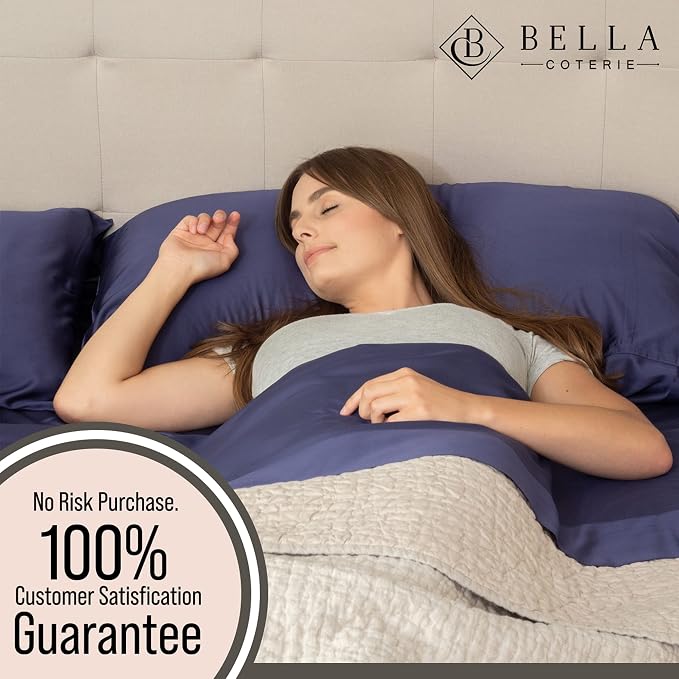Bella Coterie Luxury Bamboo Viscose Cal King Size Sheet Set | 100% Organically - Image 5