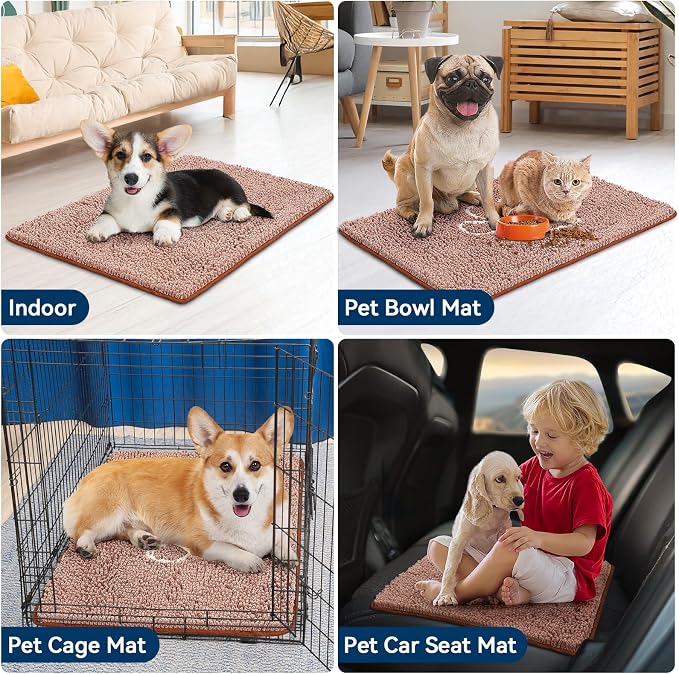 Bcoimo Super Absorbent Dog Door Mat, Pet Rugs - Image 6