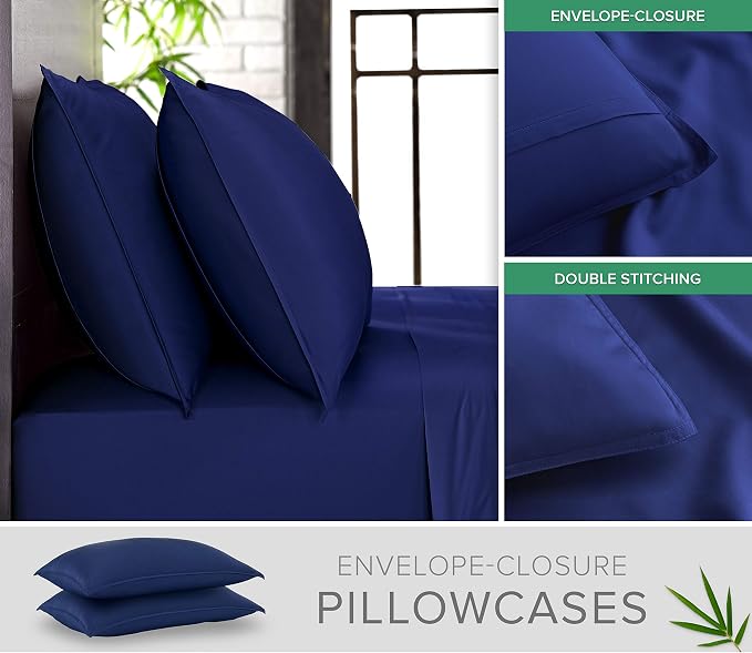 Pure Bamboo California King Sheets, Genuine 100% Organic Viscose Derived from - Image 3