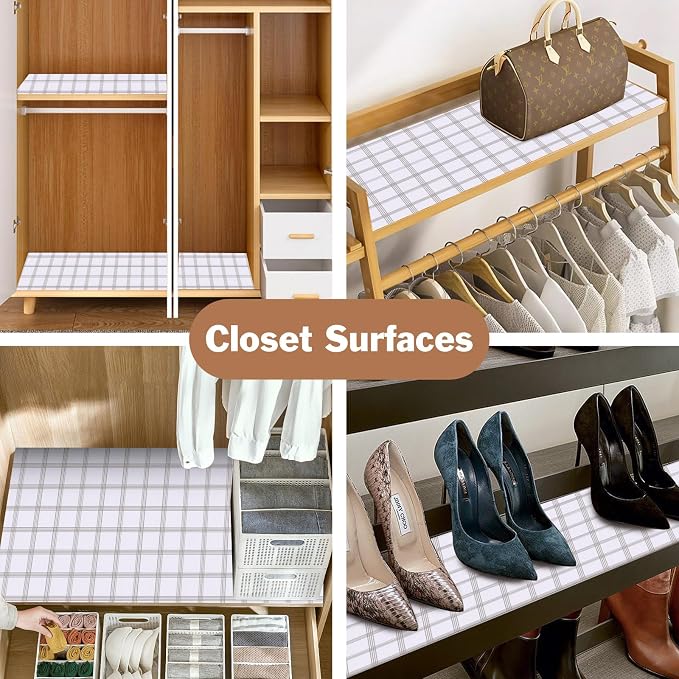 Drawer and Shelf Liner for Kitchen Cabinet: 23.6 in X 20 Ft Non Slip Waterproof - Image 7