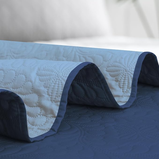 Easy-Going Full/Queen Size Reversible Quilt Set - Image 6
