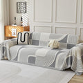 Boho Couch Cover Sofa Covers Washable, Chenille Couch Covers by WEYOND