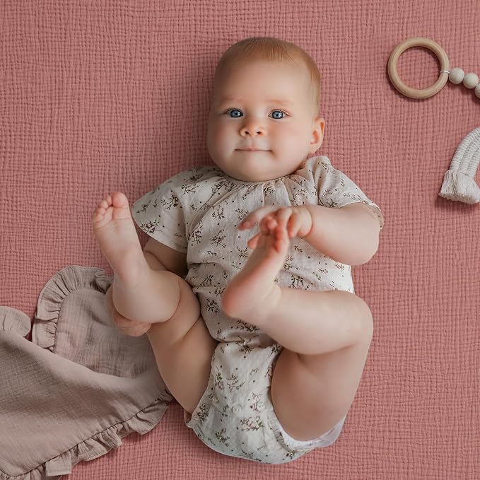 Blissful Diary Muslin Crib Sheets - Image 3