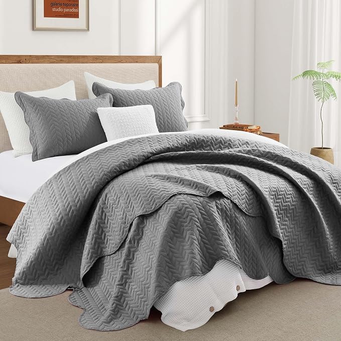 IR Imperial Rooms Queen Quilt Bedding Set Size + 2 Pillow Shams - Image 3