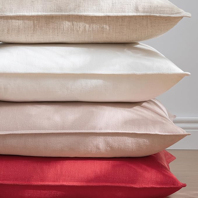 EMEMA Christmas Throw Pillow Covers Decorative Linen Pillow Covers 18x18 Inch - Image 8