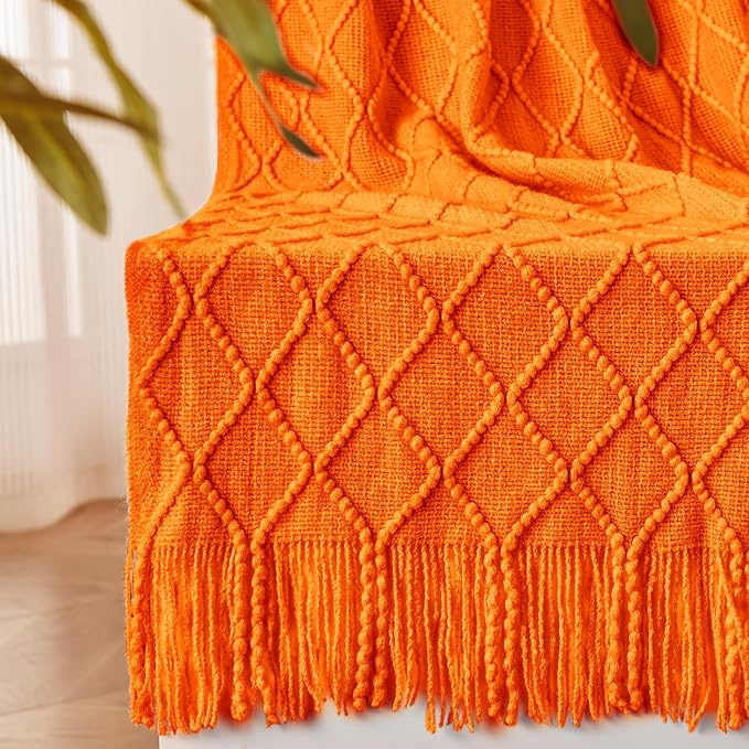 inhand Fall Throw Blanket Burnt Orange - Image 6