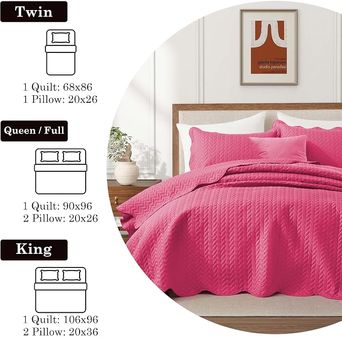 IR Imperial Rooms 8 Pack California King Quilt Bedding Set - Image 5