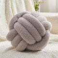 Petrella Knot Pillow Ball Round Throw Pillows Home Decor Cushion Decorative by Petrellatoy