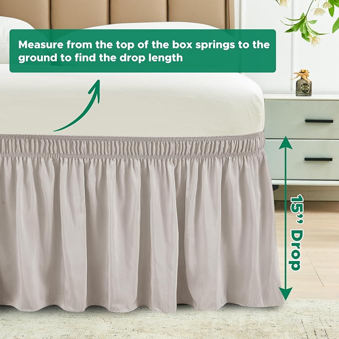 Biscaynebay Wrap Around Bed Skirts - Image 3