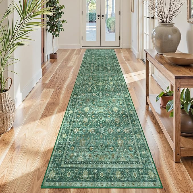 Collive Kitchen Rug Runners for Hallways, 2.6x12ft Long Washable Bathroom - Image 5