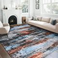 WILLSUN Washable Area Rugs, 9x12 Non-Slip Boho Large Area Rugs by Embracethewarmthofhome
