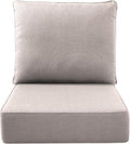 Luxury Outdoor Seat Cushion Set-22 x 24 x 6 Inch Outdoor Chair Cushions by NatureComfyOutdoorFurniture