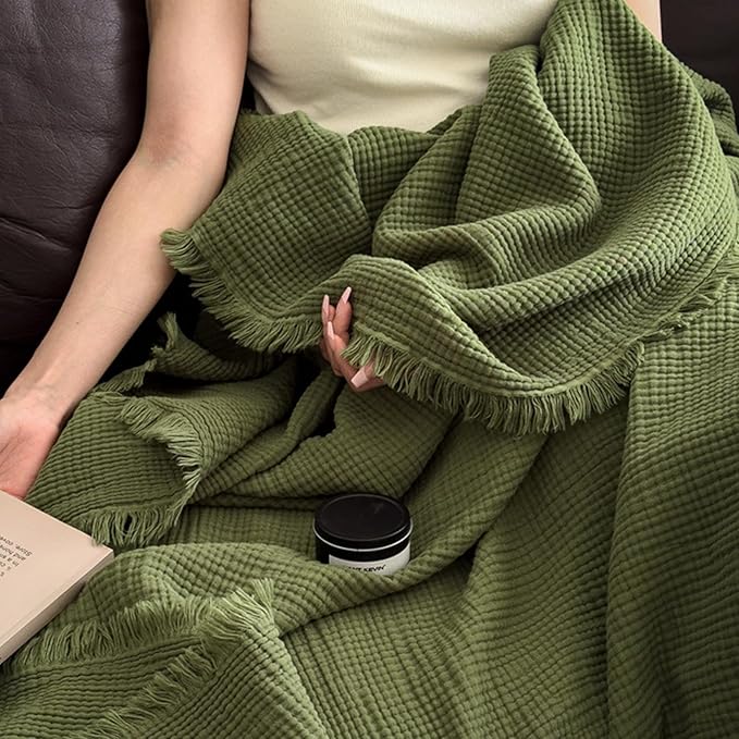 MorroMorn 100% Cotton Muslin Blanket by MorroMorn