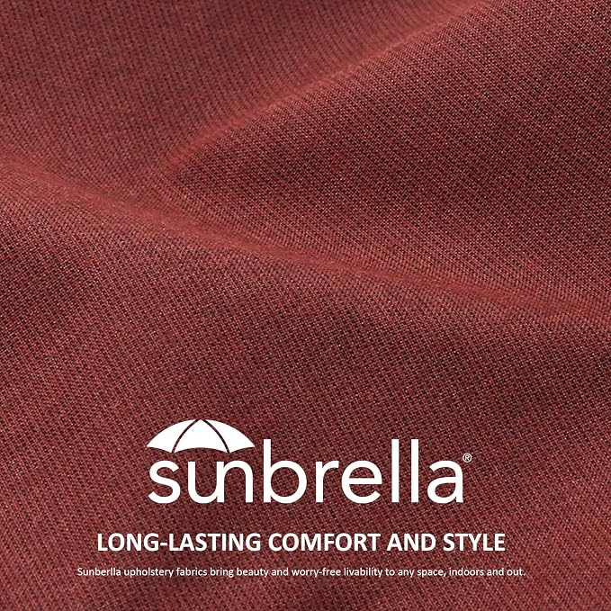Sunbrella Outdoor High Back Chair Cushion Seat Pads, 44 x 21 Inch - Image 2