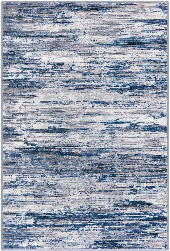 2x3 Modern Abstract Rug for Entryway, Washable Non-Slip Kitchen Rugs, Low-Pile - Image 8