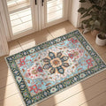 WILLSUN Washable Area Rugs, 2x3 Non-Slip Boho Small Area Rugs by Embracethewarmthofhome