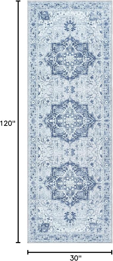 Bloom Rugs Washable Non-Slip 10 ft Runner - Image 2