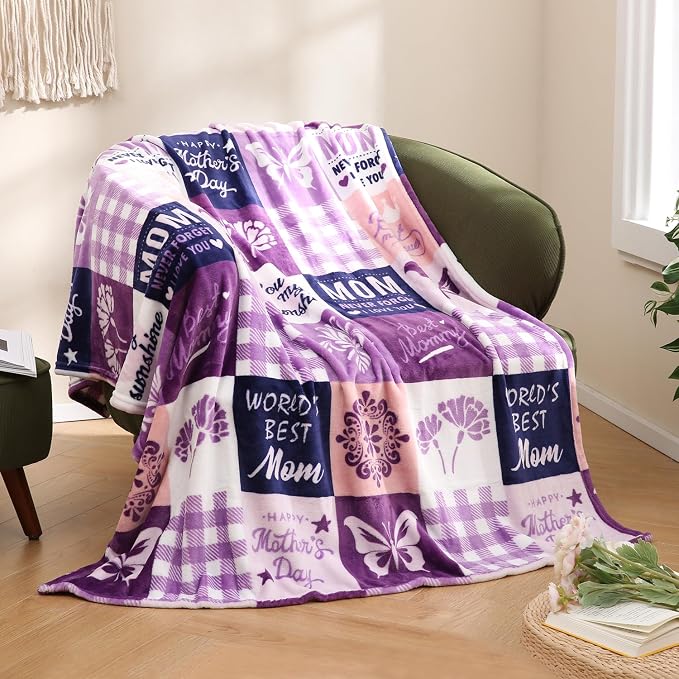 SOCHOW Giftable Throw Blanket for Mom, Super Soft and Cozy Gift for Birthday - Image 2
