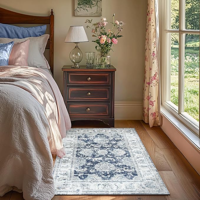 jinchan Fiora Floral 3x5 Area Rugs - Image 4