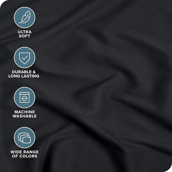 Bare Home 2-Pack Fitted Bottom Sheets King - Image 2