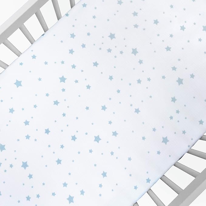 Newton Baby Mini Crib Fitted Sheets | Organic Muslin Cotton, Breathable & Soft - Image 9