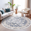 zesthome Washable Round Area Rugs by Zesthome