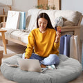 Large Floor Cushion Seating Round Floor Pillows Cushions by Funnymoom