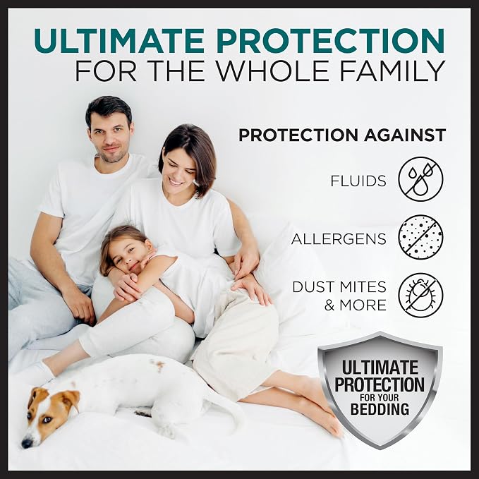 Protect-A-Bed AllerZip Standard 20" x 26" Pillow Protectors, Bed Bug and Dust - Image 5