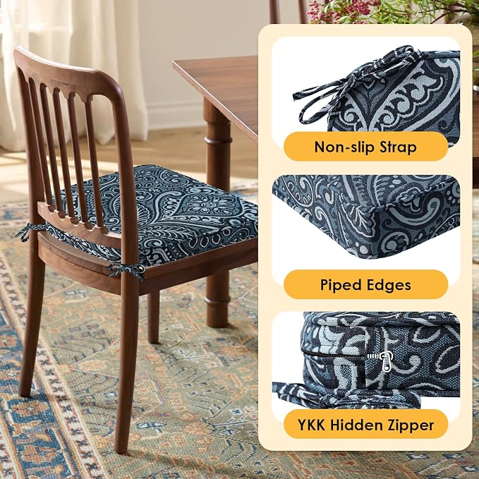 Outdoor Round Corner Seat Cushion, Non Slip Seat Cushion Pads - Image 4
