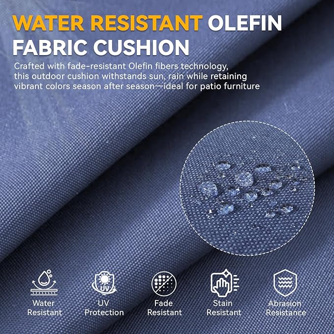 Outdoor Cushion Set for Furniture Patio Furniture, UV Resistant, Water Resistant - Image 6
