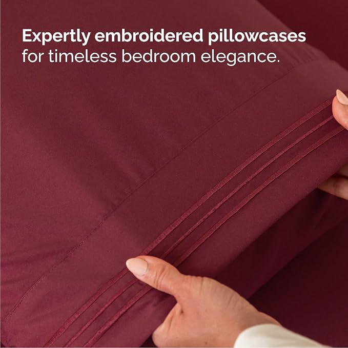 Queen Size 4 Piece Sheet Set - Image 6