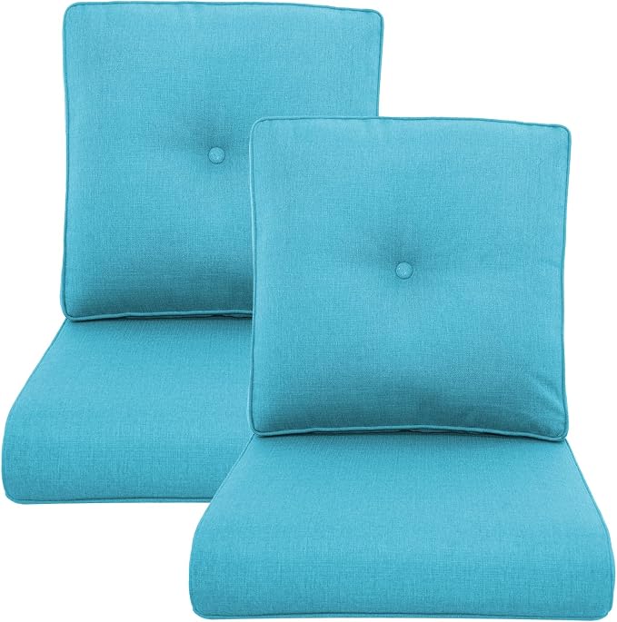 Outdoor Wicker Chair Cushions 2 Packs by Pugire