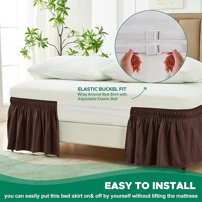 Biscaynebay Wrap Around Bed Skirts - Image 4