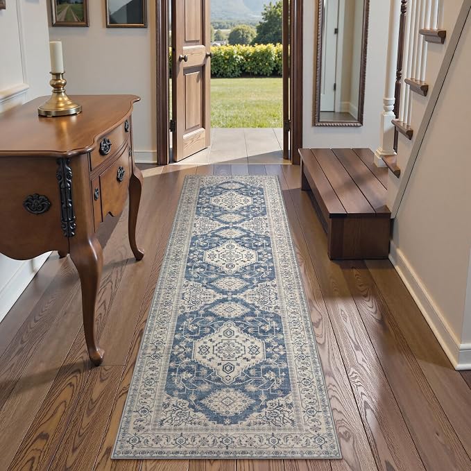 Lahome Oriental Washable Runner Rug Non Slip, 2x7 Rug Runners - Image 4