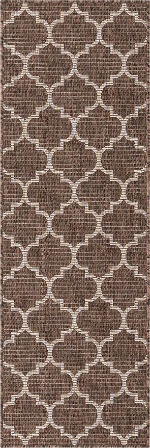 Unique Loom Outdoor Trellis Collection Area Rug - Image 3