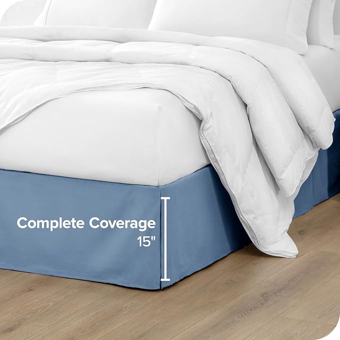 Bare Home Queen Bed Skirt - Image 4