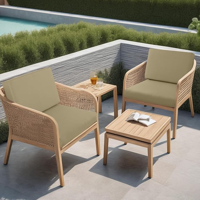 idee-home Outdoor Cushions for Patio Furniture, Outdoor Seat Cushions 28.5 x - Image 4
