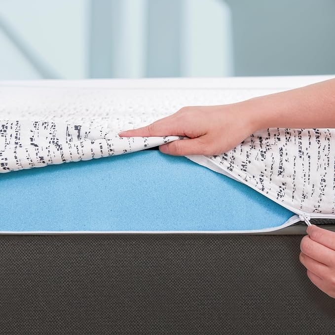 Subrtex Mattress Topper Cover King Size 3 Inch Mattress Topper Protector - Image 4